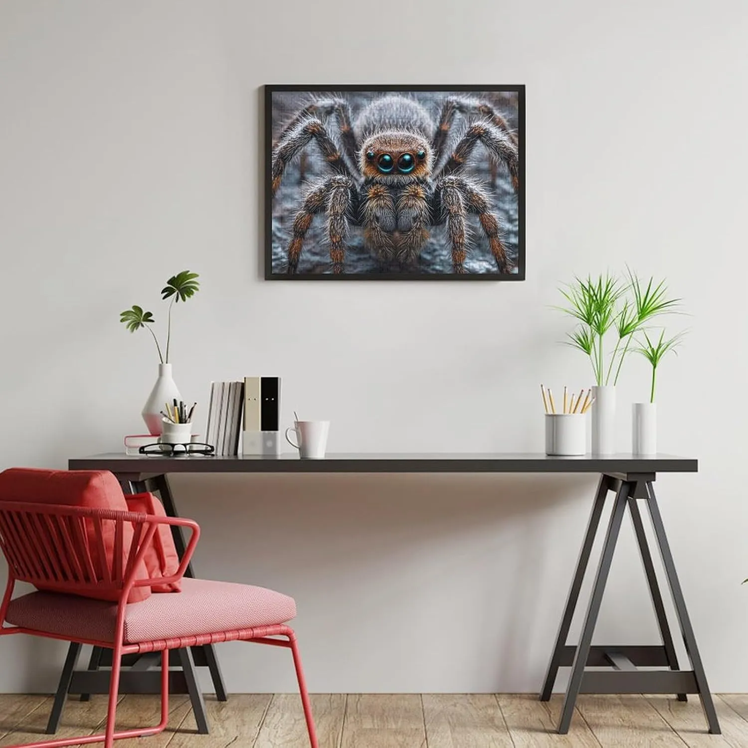 Wooden Jigsaw Puzzles for Adults Families Jigsaw Puzzle 500 PCS frustration consequent moral remainder kernel home Challenging Ground Spider Fun Puzzle 