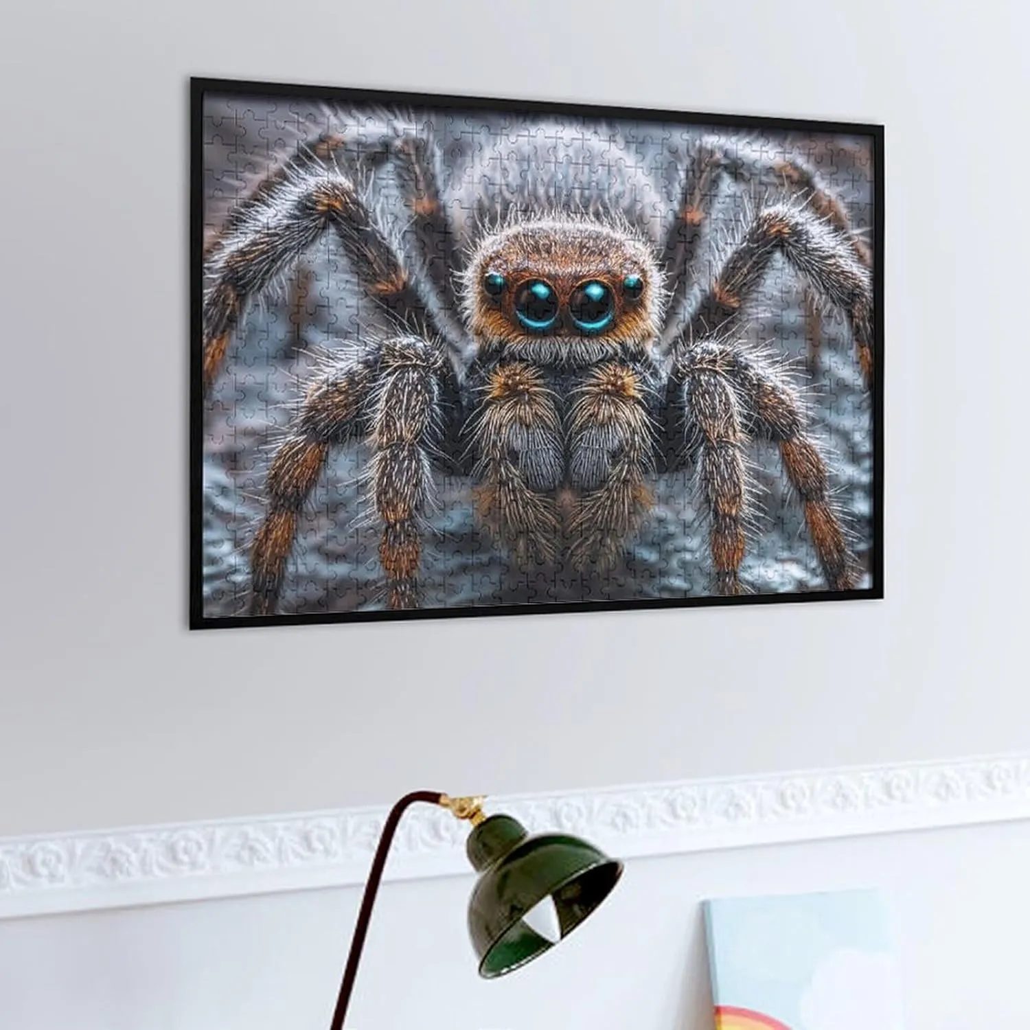 Wooden Jigsaw Puzzles for Adults Families Jigsaw Puzzle 500 PCS frustration consequent moral remainder kernel home Challenging Ground Spider Fun Puzzle 