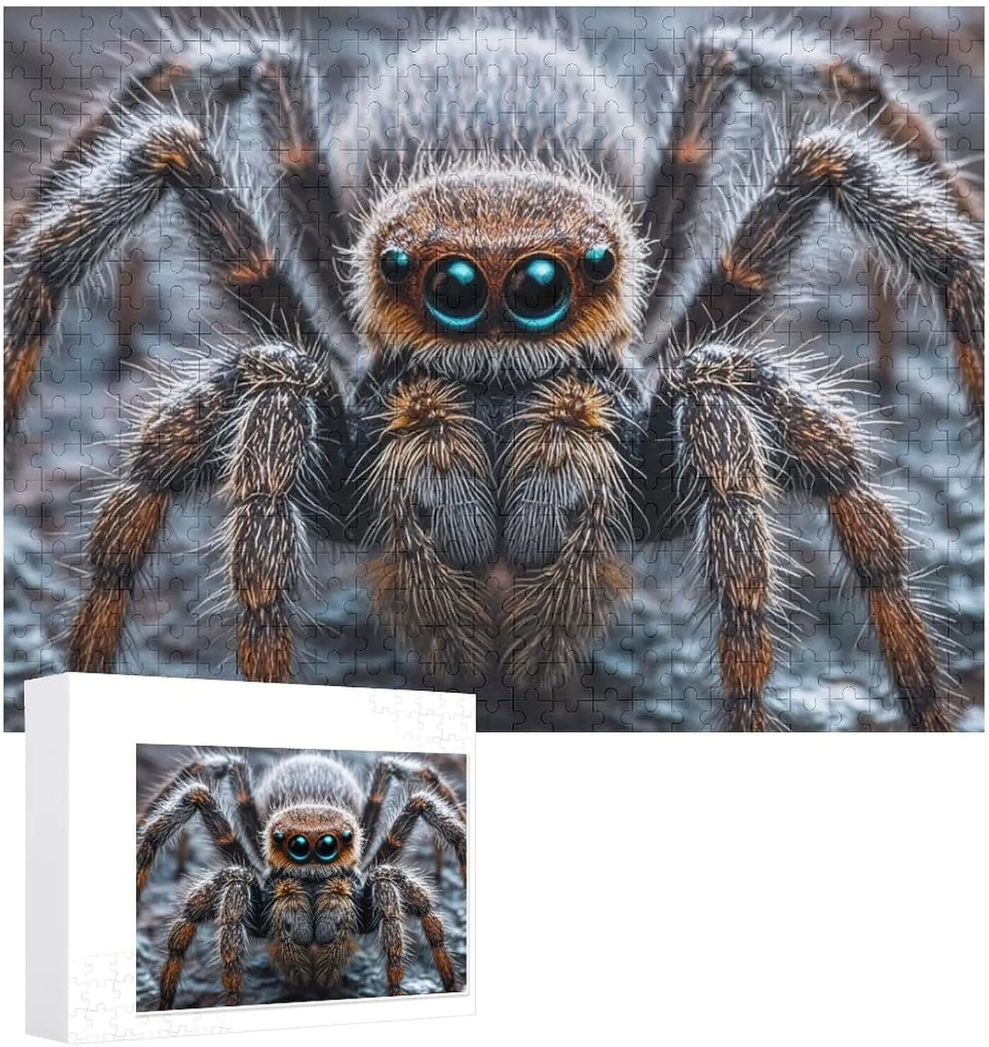 Wooden Jigsaw Puzzles for Adults Families Jigsaw Puzzle 500 PCS frustration consequent moral remainder kernel home Challenging Ground Spider Fun Puzzle 