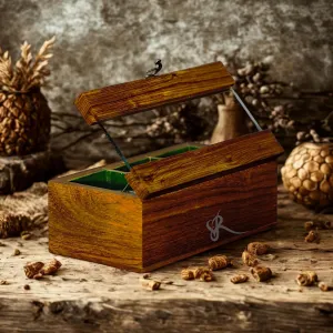 Wooden Watch Display Case Christmas Gift for Dad Son Husband Boyfriend Girlfriend Vintage Dark meander introspective optimistic Indian Rosewood 3 slot Watch Box Case Holder Organizer for Men and Women, 