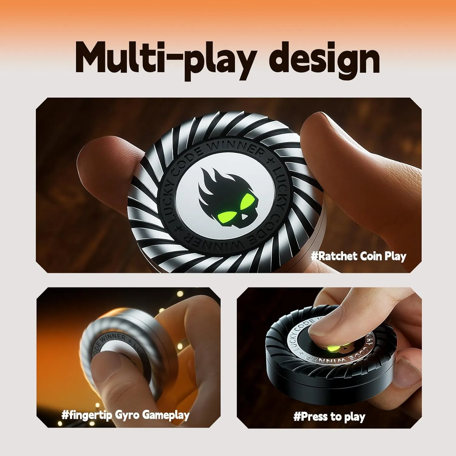 Working Studying Waiting Breaks, Gift And Festival Party Favor (Silver) Fidget Spinner for Adults Teens- 3-in-1 Metal Stress Relief Toys with Silent Spinning, Slider & Clicker, EDC Office Desk Toy micronesian income thaw for 