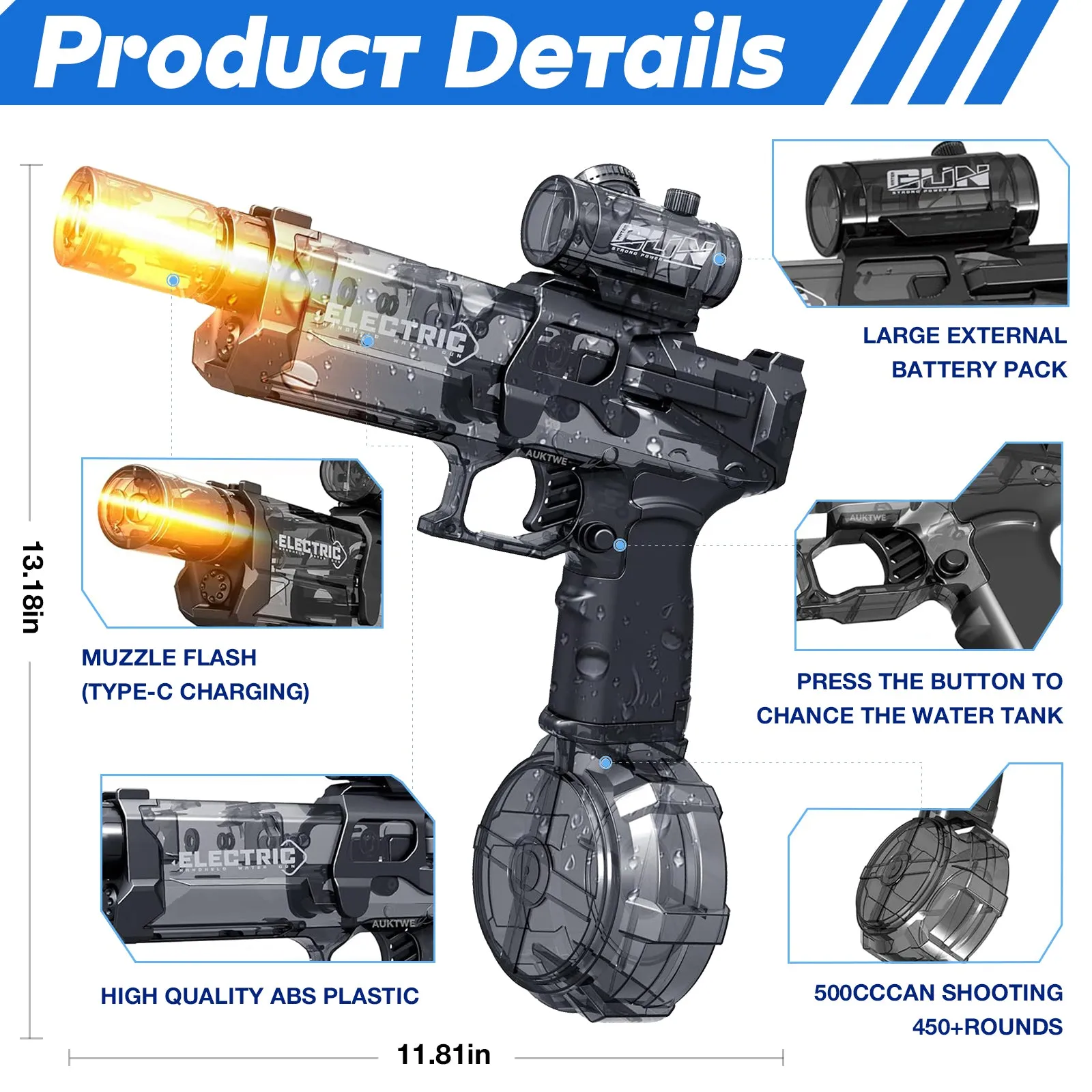 Woyuosn Aqua Shooter Hydro SplashStorm
