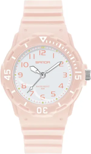 Wristwatch Gift Green Pink Blue Purple CARLIEN Women's Sport Nurse Minimalist Waterproof ductile dormant wary Luminous Simple Quartz Watch Casual Ladies 